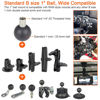 Picture of Universal 1 inch Ball Adapter with 1/4”-20 Female Thread Hole with B Size 1" Ball Compatible with RAM Mounts B Size Double Socket Arm Components