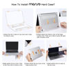 Picture of MOSISO Compatible with MacBook Pro 13 inch Case 2023, 2022, 2021-2016 M2 M1 A2338 A2251 A2289 A2159 A1989 A1708 A1706, Plastic Hard Shell Case & Keyboard Cover Skin & Webcam Cover, Crystal Clear