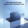 Picture of EooCoo [Ultra Thin Armor] Compatible with MacBook Air 13 inch 2024-2022 M3 M2 A3113 A2681, [100% Clear, Refined Midnight] Air 13.6" Protective Hard Case&Keyboard Skin, Crystal Midnight
