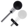Picture of iSaddle Mount Base with 1/4-20 Hole Hex Post and 1" Ball Adapter Compatible with RAM Mounts B Size 1 Inch Ball Double Socket Arm, 2 Sizes of 1/4"-20" Threaded Stud for GPS Cameras Motion Sensors