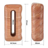 Picture of CAMVATE Wooden Hand Grip with 1/4"-20 Mounting Groove for DSLR Camera Cage Kit(Right Hand) - 2829