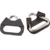 Picture of HDAGT Camera Strap Lug Ring,Stainless Steel Triangle Split Hook with ABS Cap for Belt Hook Lanyard for Camera Shoulder Strap (2pcs)