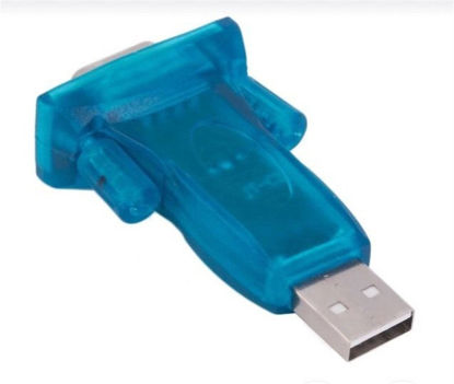 Picture of 2Pcs USB 2.0 to RS232 Serial Port DB9 9 Pin Male Converter Adapter