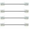 Picture of NECABLES 4Pack 3 Inch Short Phone Cord Short Telephone Cord Short Phone Line Cord Wall Phone Cord RJ11 6P4C Male to Male for Landline