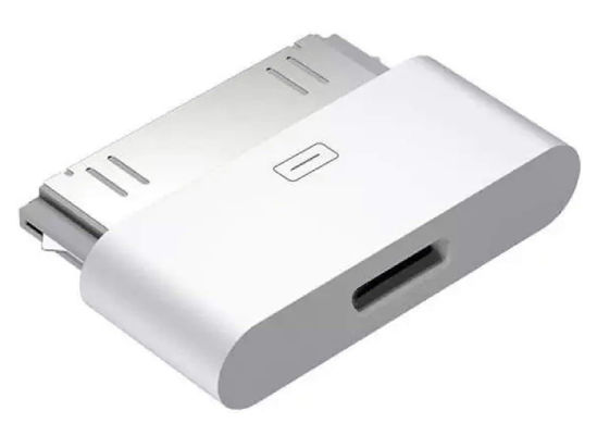 Picture of Lightning Female to 30-Pin Adapter, Apple MFi Certified 8-Pin Female to 30 Pin Male Connector iPhone Charging Sync Adapter for 30 Pin Docking Stations Compatible with iPhone 4/4s/iPad/iPod Touch