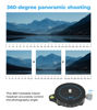 Picture of Camera Panoramic Panning Base with Plate 3/8" Screw Aluminum Alloy Panorama Ball Tripod Head with Bubble Level for Tripod Monopod DSLR Cameras,Ytvariw,Load Capacity 22 LBS