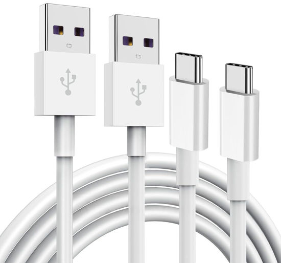 Picture of 2-Pack Car Charger CarPlay Cable Cord for iPhone 16 15 Pro, USB A to Type C Cable for Car for iPhone 16 15 USB C Charger Car CarPlay Charging Cable, iPhone 16 Max/Plus iPad 10, iPad Pro Charger Cord