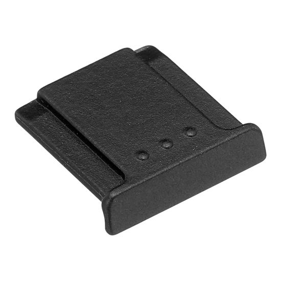 Picture of PATIKIL Universal Camera Hot Shoe Cover Cap, Hot Shoe Cap Hot Shoe Protector Zinc Alloy Suitable for Nikon for Fujifilm for Pentax DSLR/SLR Camera, Black