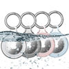 Picture of COOLQO IPX8 Waterproof Airtag Holder Compatible with Apple AirTags, AirTag Case Keychain Air Tag Holder, Hard PC AirTags Key Ring Cases Tags Chain Apple GPS Item Finders, Glitter 4 Pack