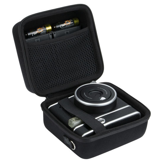 Picture of khanka Hard Travel Case Replacement for Fujifilm Instax Mini 40 Instant Camera(Black).