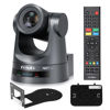 Picture of FoMaKo NDI PTZ Camera, 30X-NDI Camera HDMI 3G-SDI LAN POE 1080P/60FPS Broadcast Live Streaming NDI Camera for Church Supports vMix OBS (30X Zoom NDI Camera) KN30A-G Gray