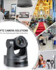 Picture of FoMaKo NDI PTZ Camera, 30X-NDI Camera HDMI 3G-SDI LAN POE 1080P/60FPS Broadcast Live Streaming NDI Camera for Church Supports vMix OBS (30X Zoom NDI Camera) KN30A-G Gray