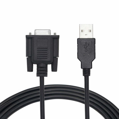 Picture of 6 Feet RS232 DB9 Female to USB 2.0 PLC Serial Cable YOUCHENG Only Use for Programmable Logic Controller