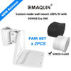 Picture of EMAQUIN Wall Mounts Brackets-Pair Set(2PCS) for Sonos Era 300 Speaker(Include 2PCS,Swivel and Tilt,Sturdy Metal,Enduring Paint Finish,Easy to intall,Compatible with Sonos Era 300,White Pair)
