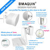 Picture of EMAQUIN Wall Mounts Brackets-Pair Set(2PCS) for Sonos Era 300 Speaker(Include 2PCS,Swivel and Tilt,Sturdy Metal,Enduring Paint Finish,Easy to intall,Compatible with Sonos Era 300,White Pair)
