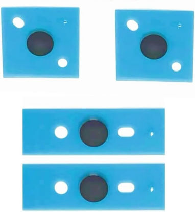 Picture of Rubber Feet Mat Replacement for Microsoft Surface Laptop 3 4 5 Anti Slip Laptop Bottom Case Rubber Foot Pads Black