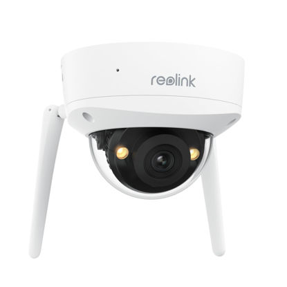 Picture of REOLINK 4K Wi-Fi 6 Security Camera with 125° Viewing Angle, Outdoor Camera with IK10 Vandal-Proof, Color Night Vision, Smart Detection, Local Storage, Non-PT Cam, RLC-840WA