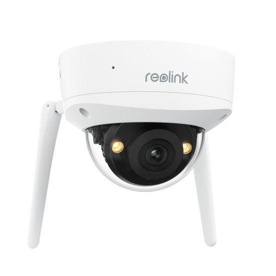 Picture of REOLINK 4K Wi-Fi 6 Security Camera with 125° Viewing Angle, Outdoor Camera with IK10 Vandal-Proof, Color Night Vision, Smart Detection, Local Storage, Non-PT Cam, RLC-840WA