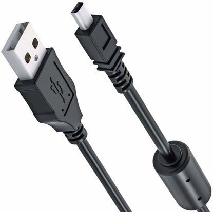 Picture of Saipomor Replacement UC-E6 UC-E16 UC-E17 USB Cable Cord Compatible with CASIO EX-Z890 EX-ZS5 Nikon Digital SLR DSLR D3200 D3300 D5000 D5100 D5200 D5300, Nikon 1S2, 1V1 Digital Cameras (3.3FT)