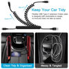 Picture of Samsung S24 Ultra FE Coiled USB C to USB A Cable Fast Charging for Galaxy S24+/S23/S22/S21,S25/S25+,3FT Retractable Android Phone Car Charger Cord for iPhone 16 15 Pro Max Plus,Google Pixel 9/8/7/6