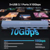 Picture of USB C Hub to HDMI,10Gbps USB C Hub Multiport Adapter with 4K@60HZ HDMI,2*USB C,1*USB A,PD 100W,SD/TF Card Reader,ACASIS 7-in-1 USB C Splitter Adapter for MacBook, Mac Mini,Laptop