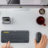 Picture of Logitech K380 Bluetooth Keyboard - Windows, Mac, Chrome OS, Android, iPad, iPhone, Apple TV Compatible - with Flow Cross, Dark Grey, Bulk Packaging