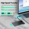 Picture of CLAVOOP SATA to USB 3.0 Adapter 2 Pack, USB SATA III Hard Drive to USB Adapter Cable, External Converter Compatible for 2.5 Inch SSD Data Transfer
