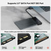 Picture of CLAVOOP SATA to USB 3.0 Adapter 2 Pack, USB SATA III Hard Drive to USB Adapter Cable, External Converter Compatible for 2.5 Inch SSD Data Transfer