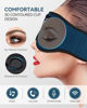 Picture of MUSICOZY 3D Bluetooth 5.4 Sleep Headphones Mask, Wireless Music Eye Mask with HD Speakers, Perfect for Side Sleepers, Bluetooth Sleep Mask Headband for Sleeping, Cool Tech Gifts for Men, Women
