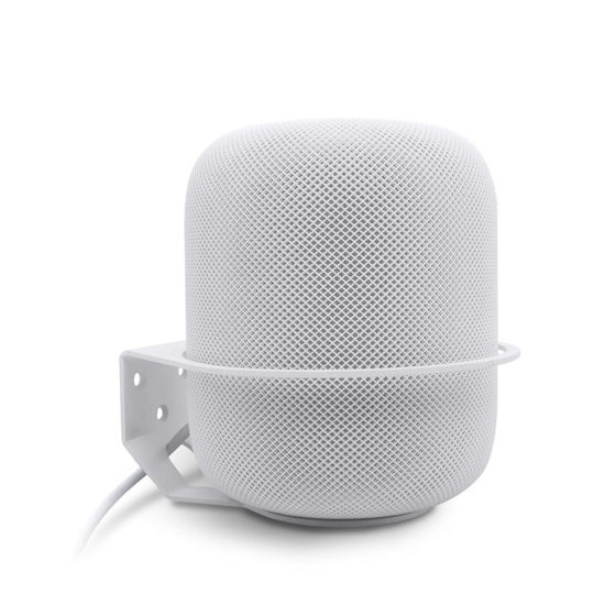 Picture of ALLICAVER Wall Mount Compatible Apple HomePod, Speaker Mount for Homepod 2, Sturdy Metal Made Mount Stand Holder Compatible Apple HomePod, White
