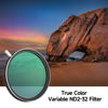Picture of WalkingWay 67mm True Color ND Filter Variable ND2-32 (1-5 Stops) Neutral Density Filter Adjustable ND4 ND8 ND16 Filter VND 0.3-1.5 for Camera Lens
