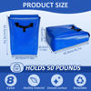 Picture of Hlimior 4 Pcs Waterproof Sturdy Outdoor Toy Sandbag with Handles, 50lb Capacity, Upgraded Labor Saving Handles 4pcs - Safe Inflatable Bounce Houses, Water Slides and Tents, Blue (4)