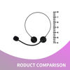 Picture of Microphone Headset Prop Costume Headphones Fake black Rockstar Costume Accessories Headset Singer