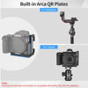 Picture of Nitze S5 II L Bracket L Bracket for Panasonic S5 II / S5 IIX Camera with Built-in Arca Quick Release Plates, 1/4" Locaiting Hole and 1/4" Threaded Holes - T-P04A