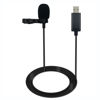 Picture of SPTSSWET USB Type A Lavalier Microphone Noise Cancellation Wired Mic Plug and Play Mic for Laptop,Computer,PC,for YouTube,Recording,Singing,Streaming,Interview,Gaming,Podcasting, 6.6 ft Black