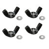 Picture of Emart Backdrop Stand Replacrment Butterfly Wing Nuts Parts,Extra Backdrop Tripod Stand Screw Caps Replacement - 4 Pack