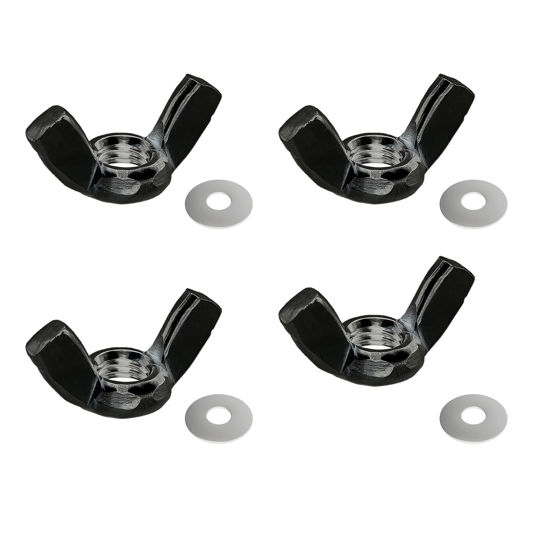 Picture of Emart Backdrop Stand Replacrment Butterfly Wing Nuts Parts,Extra Backdrop Tripod Stand Screw Caps Replacement - 4 Pack
