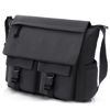 Picture of Lovvento Messenger Bag for Men, Large Crossbody Bag for Women 15.6 Inch Water Resistant Laptop Bag Casual Satchel Shoulder Bag for College Travel Office (Original-black)