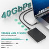 Picture of FDBRO USB 4 Cable [8K@60Hz Video/240W PD 3.1 Fast Charging/40Gbps Data Transfer] USB C to USB C Cable, Compatible with Thunderbolt 3/4, MacBook, SSD, Type-C Devices (Gray & Black, 6FT/1.8M)