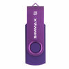 Picture of SIMMAX 64GB Memory Stick USB 2.0 Flash Drives Swivel Thumb Drive Pen Drive (64GB Purple)