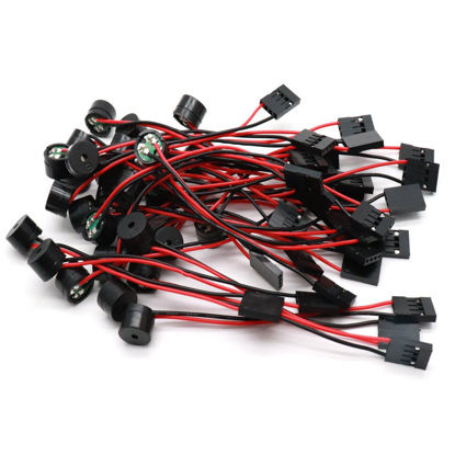 Picture of Dahszhi Computer Mainboard Internal Speaker Buzzer Computer Case Buzzer Beep BIOS Alarm -30pcs
