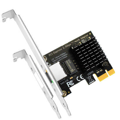 Picture of GLOTRENDS LE8105 2.5Gbps PCIe Ethernet Network Card, RTL8125BG Chip, RJ45 LAN Port, PCIe X1 Installation