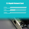 Picture of GLOTRENDS LE8105 2.5Gbps PCIe Ethernet Network Card, RTL8125BG Chip, RJ45 LAN Port, PCIe X1 Installation