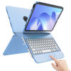 Picture of TaIYanG for iPad 10th Generation Case with Keyboard for iPad 10.9" 2022, Touch Keyboard for iPad 10th Generation Case -360° Rotatable,Pencil Holder,Touch Trackpad Keyboard Case for iPad 10th Gen