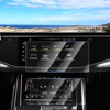 Picture of Canvcle 2PCS Screen Protector for 2019-2025 Audi Q7 Q8 10.1 Inch Upper and 8.6 Inch Lower Touch Screen, Tempered Glass Navigation Display Screen Cover Infotainment Protective Film