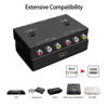 Picture of Dingsun 2Port AV to HDMI Converter, Will Convert Input Analog Aignals to a Digital Output Signal, Built-in 16:9/4:3 Adjustment, Perfect for Old Video Game Systems,PS,WII,Xbox,DVD,VHS
