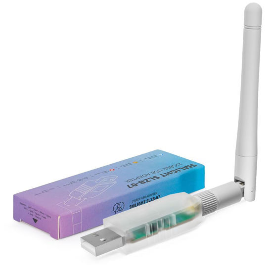 Picture of SMLIGHT SLZB-07 Zigbee 3.0 Coordinator Thread/Matter Mini USB Adapter Works with Zigbee2MQTT, Home Assistant, ZHA
