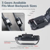 Picture of ULANZI F38 Camera Backpack Strap Base Mount Clip Quick Release for Backpack Straps V2, QR Plate Camera Tripod Mount Adapter Capture Camera Clip for Camera to Backpack Strap Quick Mount/Release