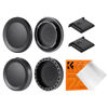 Picture of K&F Concept Z Mount Rear Lens Cap & Body Cap Cover & Hot Shoe Cover Kit for for Nikon Z Mount Camera Z6 Z7 Z8 Z9 Z30 Z50 Z5 Z7 II Z6 II ZF C