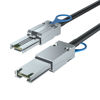 Picture of H!Fiber.com 6G External Mini SAS SFF-8088 to SFF-8088 Cable, 6Gbps External Cable Attached SCSI, 26pin, 100-Ohm Impedance, 1-Meter(3.3ft), 30AWG